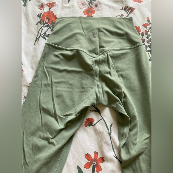 25” Lululemon Align Leggings Palm Court Size 4 - Picture 2 of 8